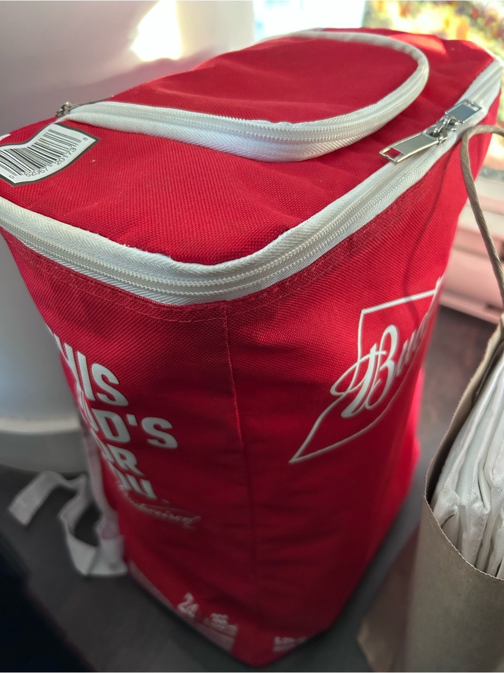 Budweiser cooler Insulated backpack 24 cans